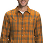 Camisa de flanela masculina Arroyo LW da The North Face, amarela, tamanho médio