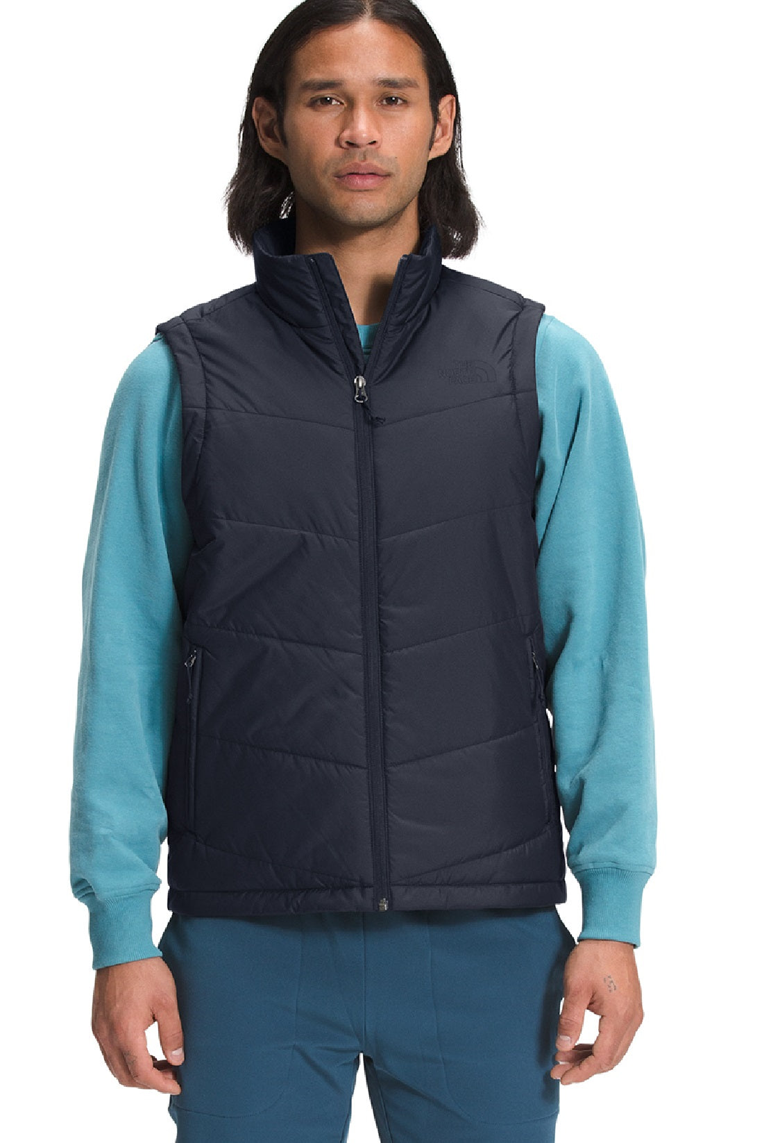 Colete ecológico The North Face Junction Heatseeker masculino, azul, tamanho X-G