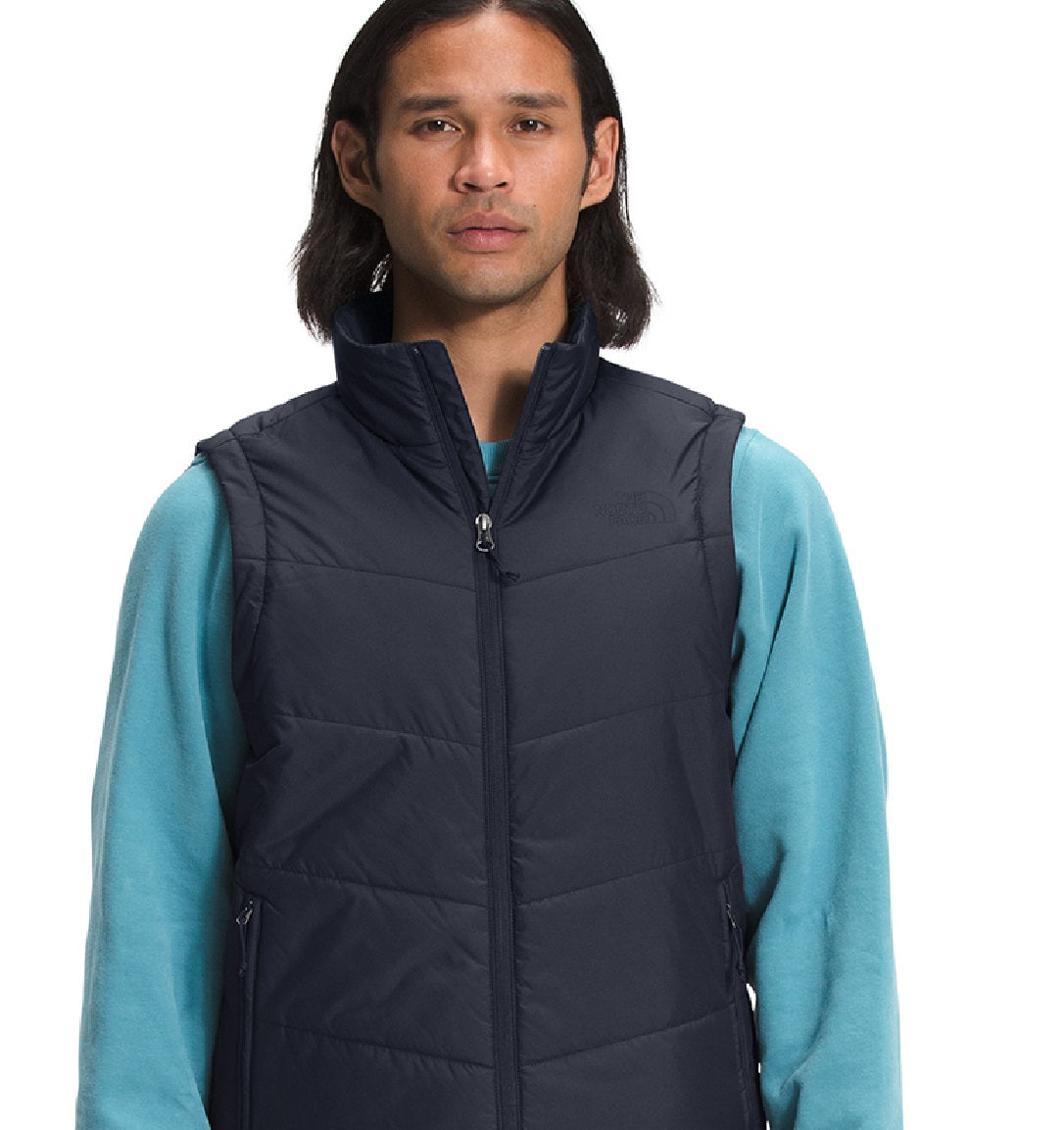 Colete ecológico The North Face Junction Heatseeker masculino, azul, tamanho X-G