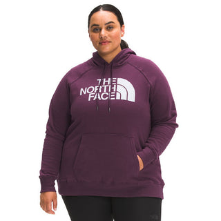 The North Face Moletom com capuz Half Dome feminino, roxo, tamanho 1X