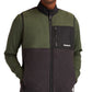 Colete Timberland Masculino Colorblock Fleece com Zíper Completo Verde Tamanho Grande