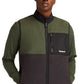Colete Timberland Masculino Colorblock Fleece com Zíper Completo Verde Tamanho Grande