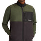 Colete Timberland Masculino Colorblock Fleece com Zíper Completo Verde Tamanho X-G