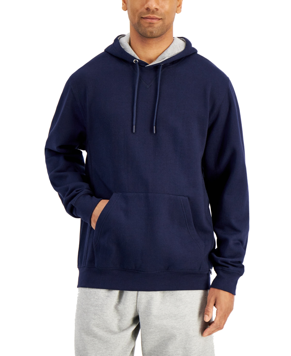 Moletom com capuz Russell Athletic masculino de lã azul marinho tamanho XXL