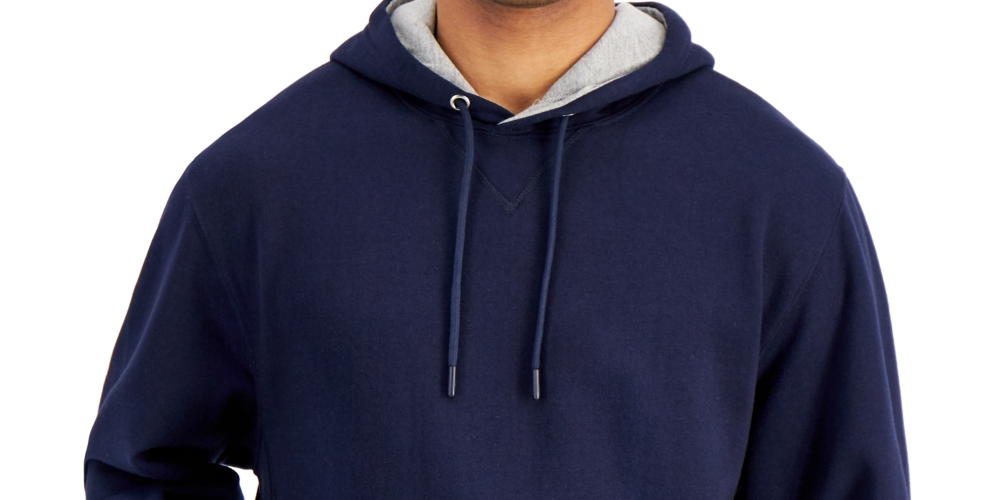 Moletom com capuz Russell Athletic masculino de lã azul marinho tamanho XXL