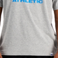 Camiseta masculina Russell Athletic com estampa do logotipo Lawrence, cinza, tamanho XX-G