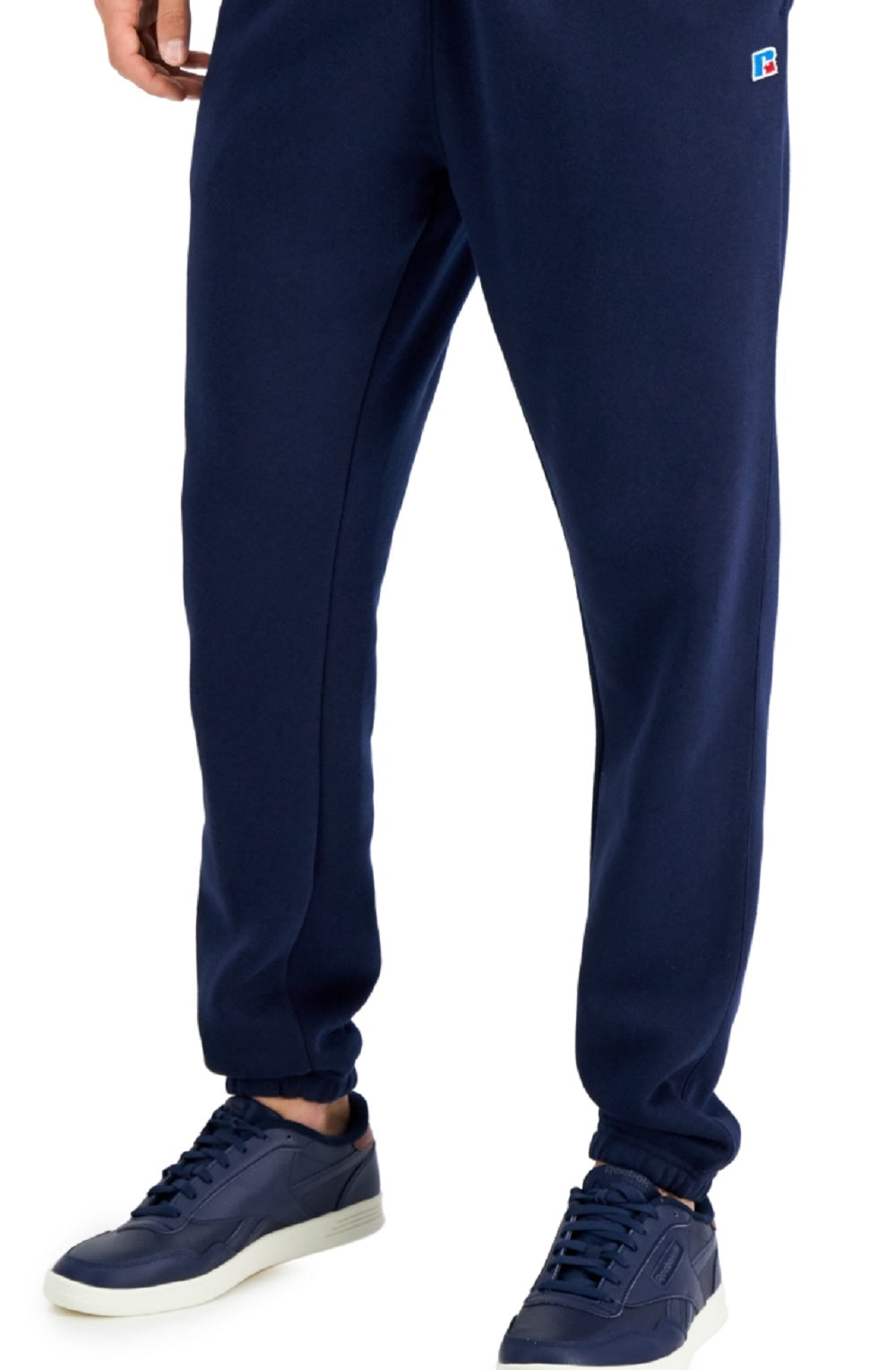 Calça de lã com cordão Russell Athletic masculina, azul, tamanho grande
