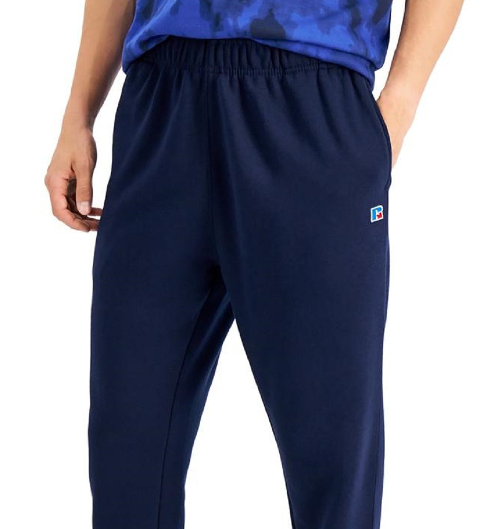 Calça de lã com cordão Russell Athletic masculina, azul, tamanho médio