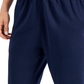Calça de lã com cordão Russell Athletic masculina, azul, tamanho pequeno