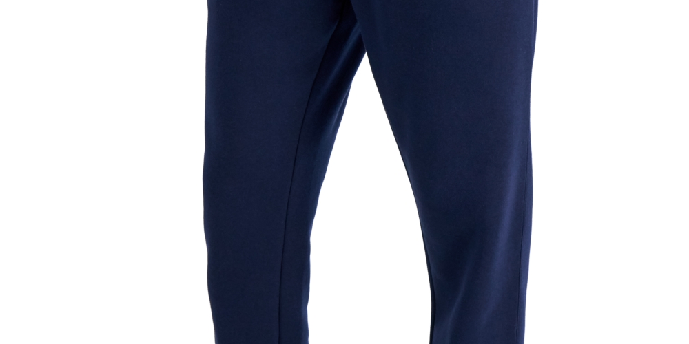 Calça de lã com cordão Russell Athletic masculina, azul, tamanho pequeno
