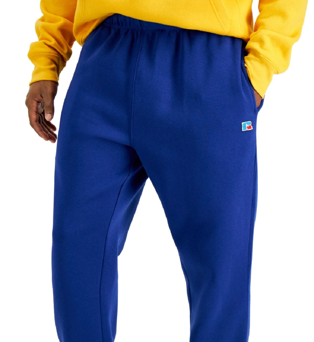 Calça de moletom masculina Russell Athletic Activewear para treino, azul, tamanho grande