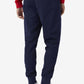 Calça de lã Russell Athletic masculina com fundo aberto, azul, tamanho médio