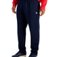 Calça de lã Russell Athletic masculina com fundo aberto, azul, tamanho médio