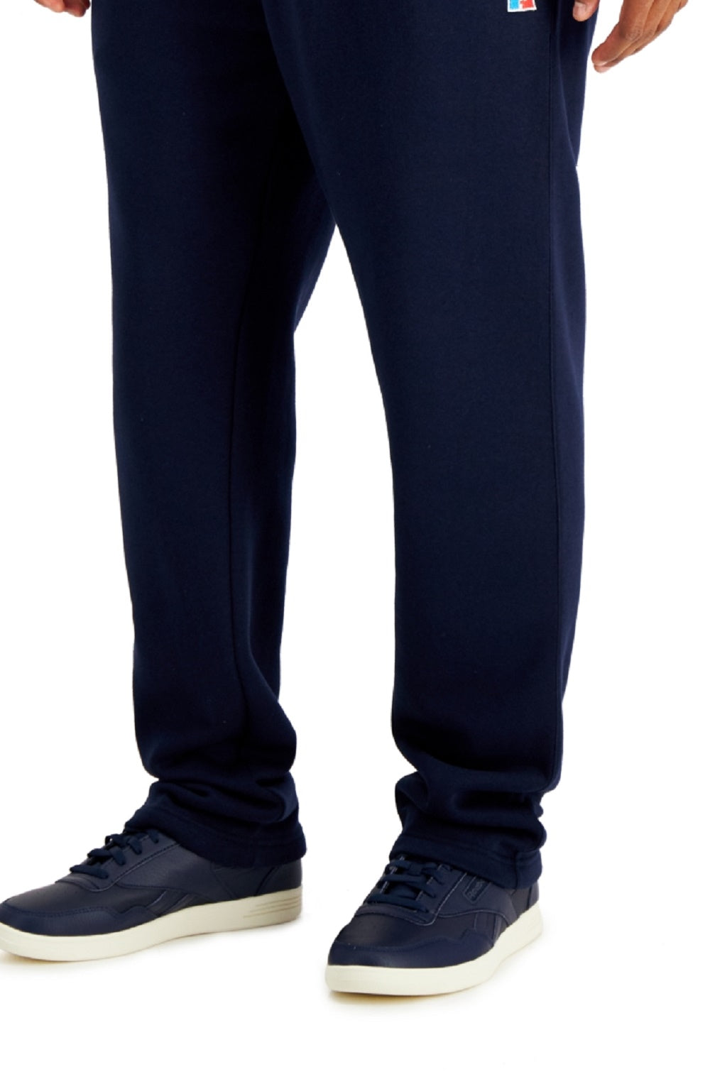 Calça de lã aberta masculina Russell Athletic, azul, tamanho extragrande