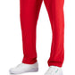 Calça de lã aberta masculina Russell Athletic vermelha tamanho médio