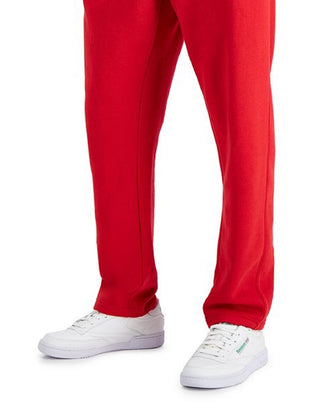 Calça de lã aberta masculina Russell Athletic vermelha tamanho médio