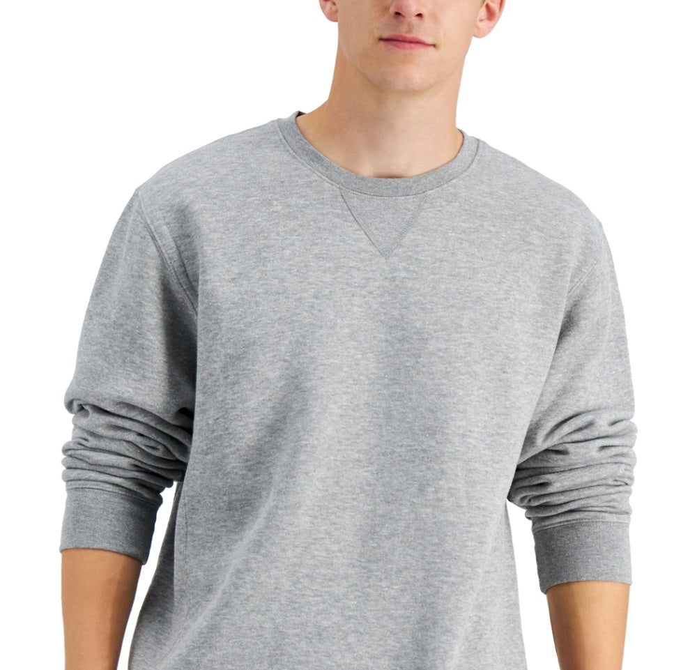 Moletom masculino Russell Athletic Solid Fleece cinza tamanho médio