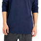 Camiseta Masculina Russell Athletic Essential Manga Longa Azul Tamanho Grande