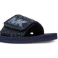 Chinelo Michael Kors MK Logo Feminino Azul Tamanho 8
