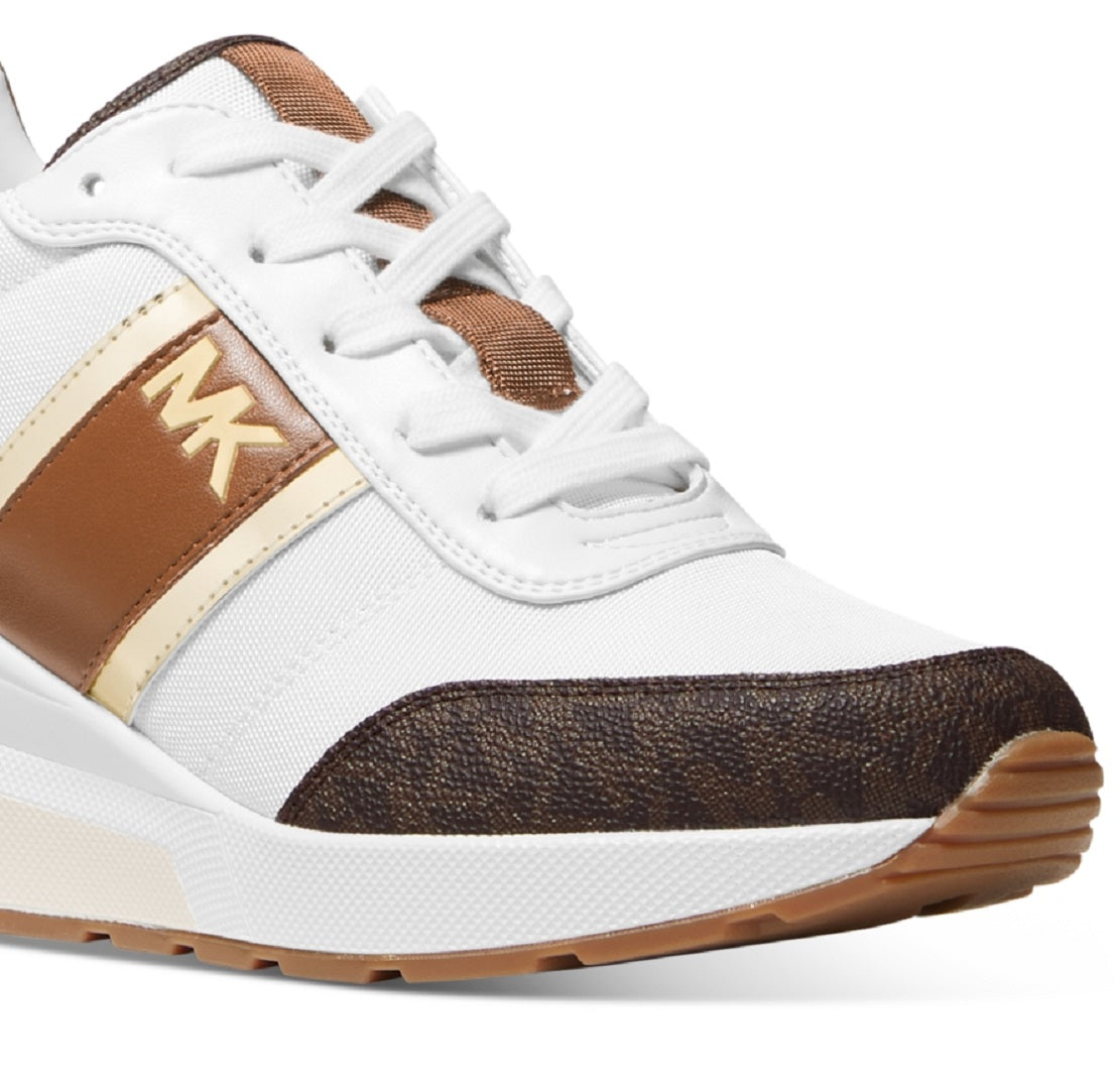 Tênis Michael Kors Mabel Trainer Feminino Marrom Tamanho 10M