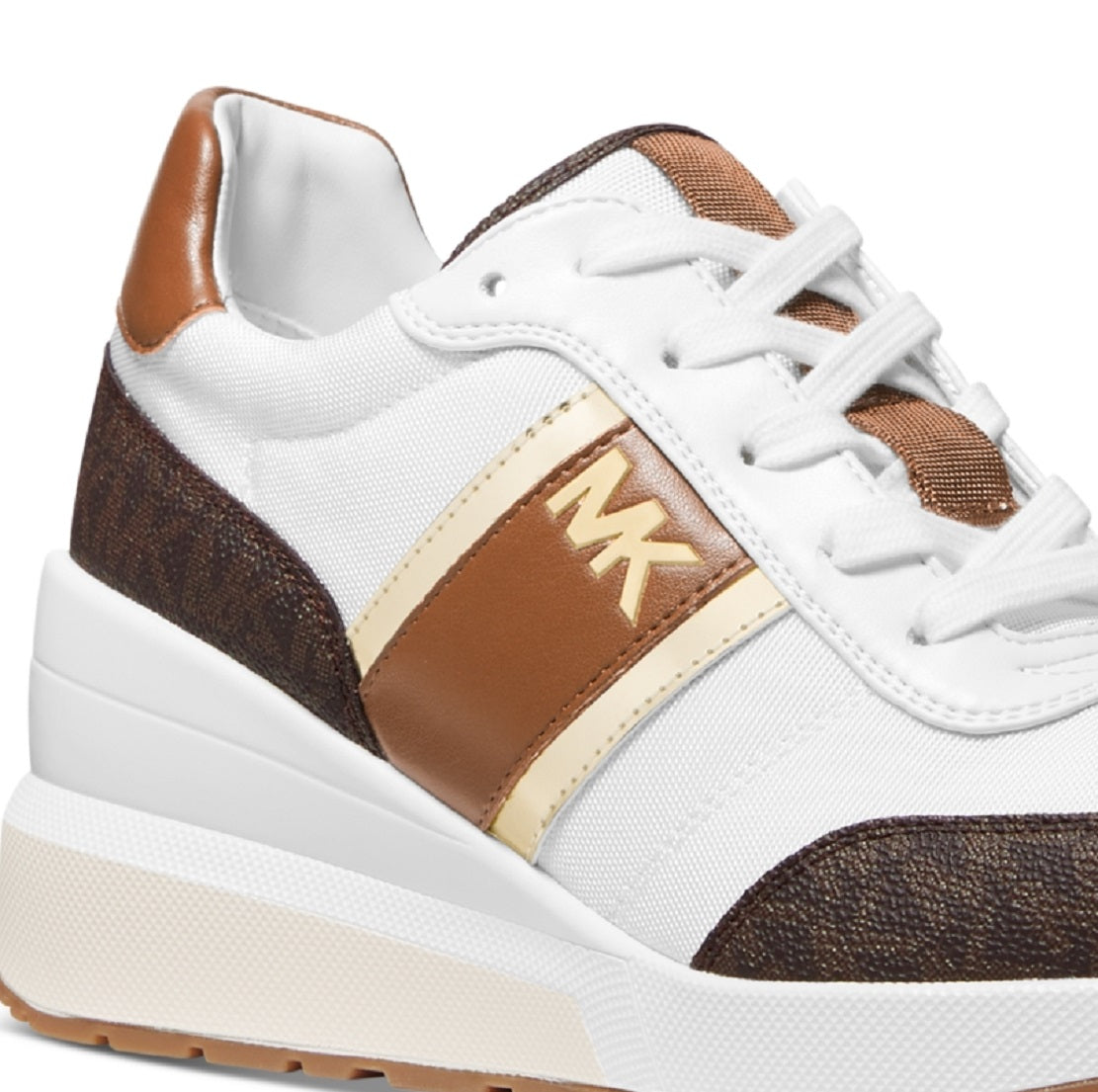 Tênis Michael Kors Mabel Trainer Feminino Marrom Tamanho 10M