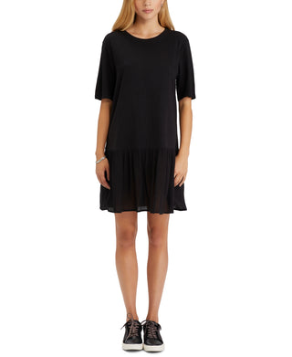 Vestido camiseta Sanctuary Refresh feminino preto tamanho pequeno