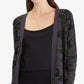 Cardigan camuflado frontal aberto feminino Sanctuary, verde, tamanho médio