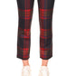 Calça curta Sanctuary Carnaby Plaid Kick feminina vermelha tamanho pequeno