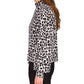 Blusa estampada Sanctuary For Keeps feminina, preta, tamanho pequeno