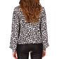 Blusa estampada Sanctuary For Keeps feminina, preta, tamanho pequeno