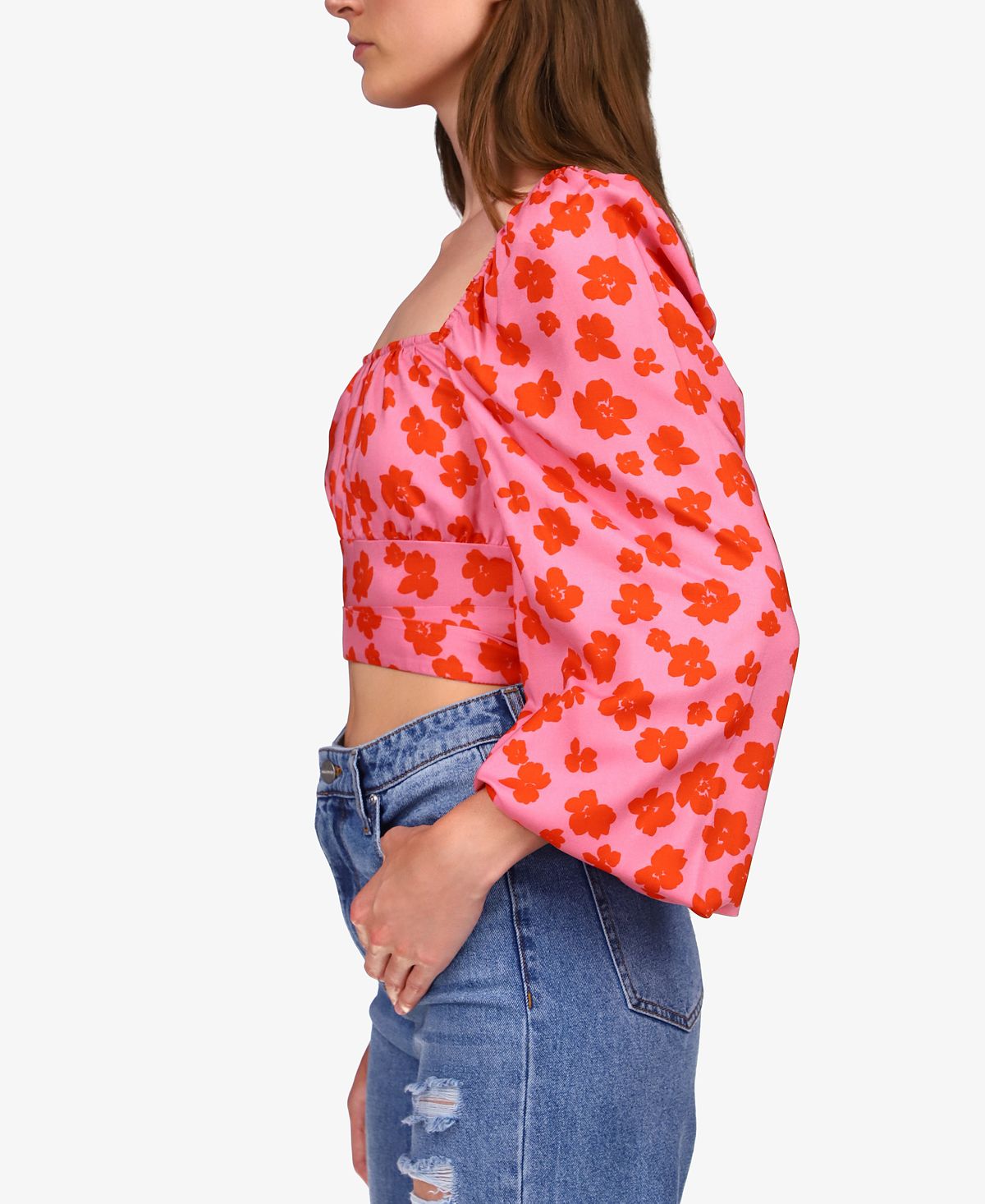 Top curto com amarração nas costas Going Solo da Sanctuary Feminino Rosa Tamanho Grande