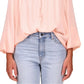 Blusa conversível com decote em V e alças finas Sanctuary feminina, rosa, tamanho X-S