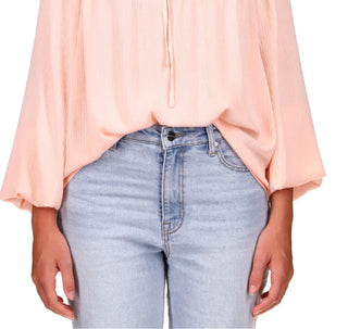 Blusa conversível com decote em V e alças finas Sanctuary feminina, rosa, tamanho X-S