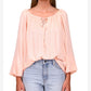 Blusa conversível com decote em V e alças finas Sanctuary feminina, rosa, tamanho X-S
