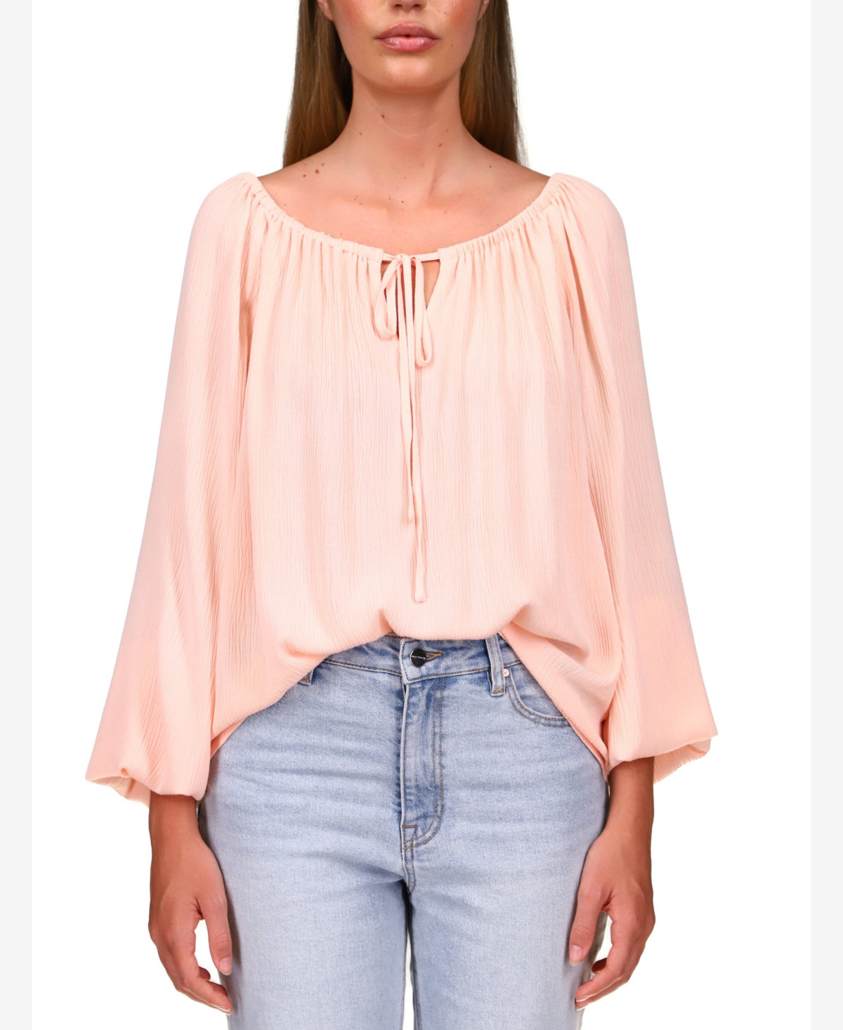 Blusa conversível com decote em V e alças finas Sanctuary feminina, rosa, tamanho X-S