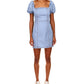 Minivestido jeans justo After Me da Sanctuary Feminino Azul Tamanho 6