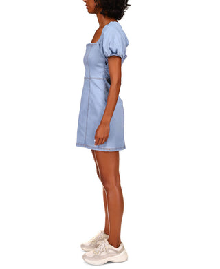 Minivestido jeans justo After Me da Sanctuary Feminino Azul Tamanho 6