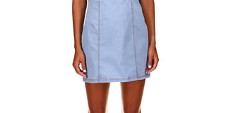 Minivestido jeans justo After Me da Sanctuary Feminino Azul Tamanho 6
