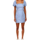 Minivestido jeans justo After Me da Sanctuary Feminino Azul Tamanho 8