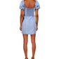 Minivestido jeans justo After Me da Sanctuary Feminino Azul Tamanho 8