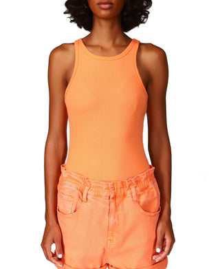 Regata Sanctuary Feminina Rib Laranja Tamanho X-S