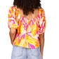 Blusa estampada Real Love da Sanctuary Women, rosa, tamanho XX-S