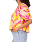 Blusa estampada Real Love da Sanctuary Women, rosa, tamanho XX-S