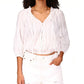 Blusa de algodão Dont Forget Feminina Sanctuary, tamanho grande, branca