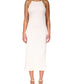 Vestido midi de crochê Sanctuary Women's Into The Night, branco, tamanho grande
