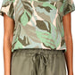 Camiseta feminina The Perfect Print da Sanctuary, verde, tamanho pequeno