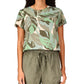 Camiseta feminina The Perfect Print da Sanctuary, verde, tamanho pequeno