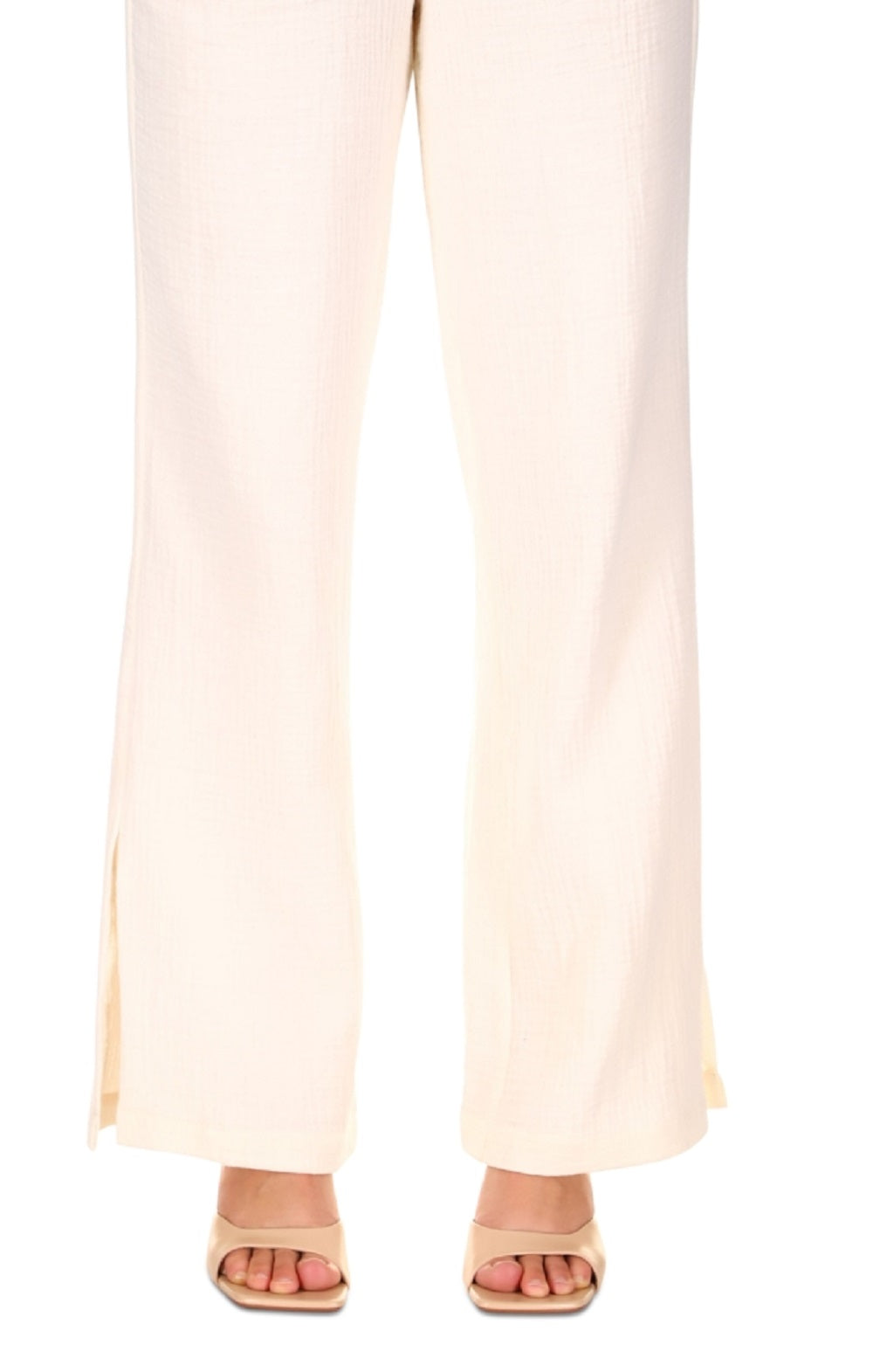 Calças femininas Sanctuary Easy Going bege tamanho X-Large