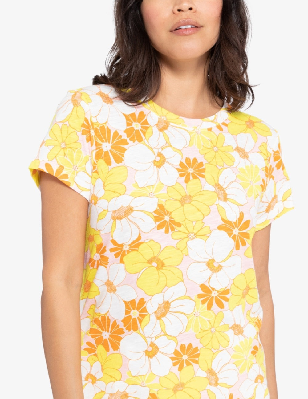 Camiseta feminina The Perfect Print da Sanctuary, rosa, tamanho X-S