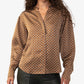 Blusa Feminina Sanctuary Estampada Moderna Marrom Tamanho Grande